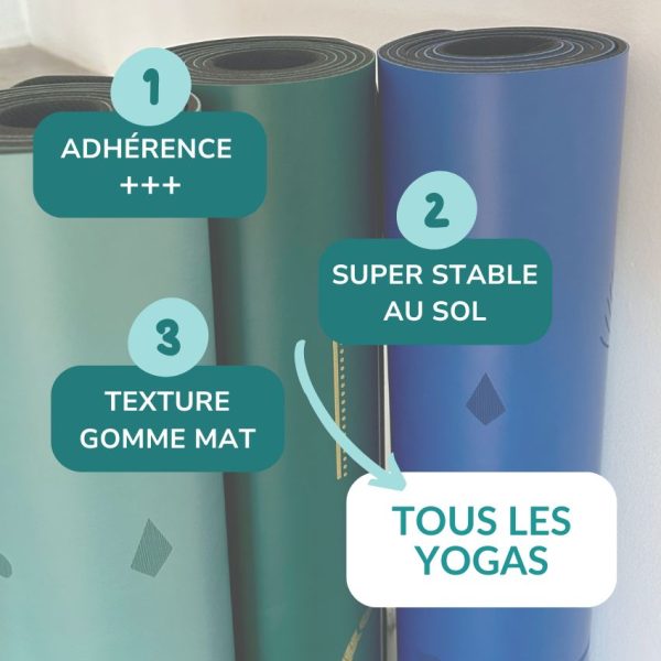 Tapis de yoga antidérapant Star Yogom bénéfices produits