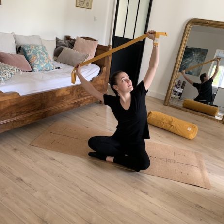 Coussin De Soutien Tête Et Nuque Pour Pilates Reformer - Mousse Et Cuir PU, Taille 31x16x11 Cm