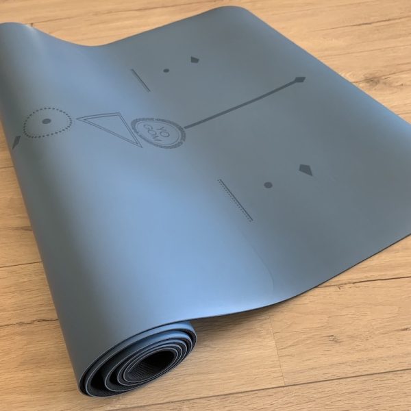 YNJ- 1.2M Tapis de Yoga Antidérapant Yoga Mat Pilates Fitness Sport Gym Bleu 112258