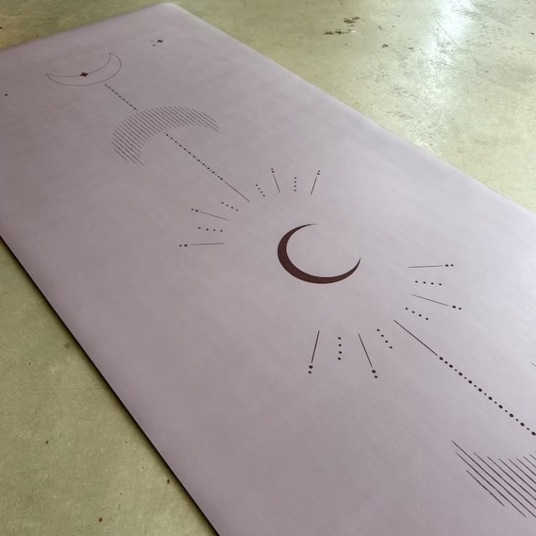 Tapis de yoga Star Lune Parme focus bodyline 2