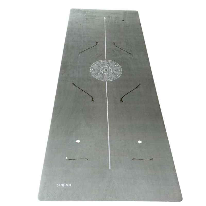 Tapis de yoga Performance Mandala Olive Yogom