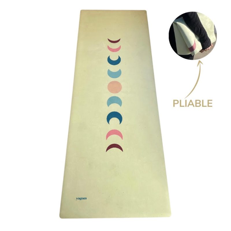 Tapis de yoga Voyage Lune Citron vert