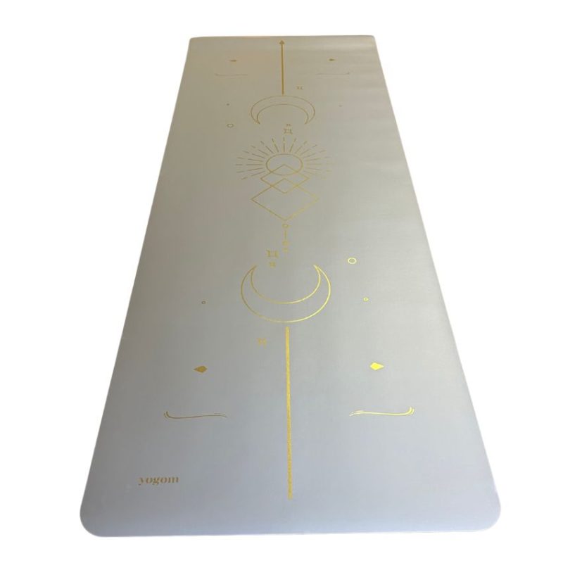 Tapis de yoga Star Soleil Taupe Gold
