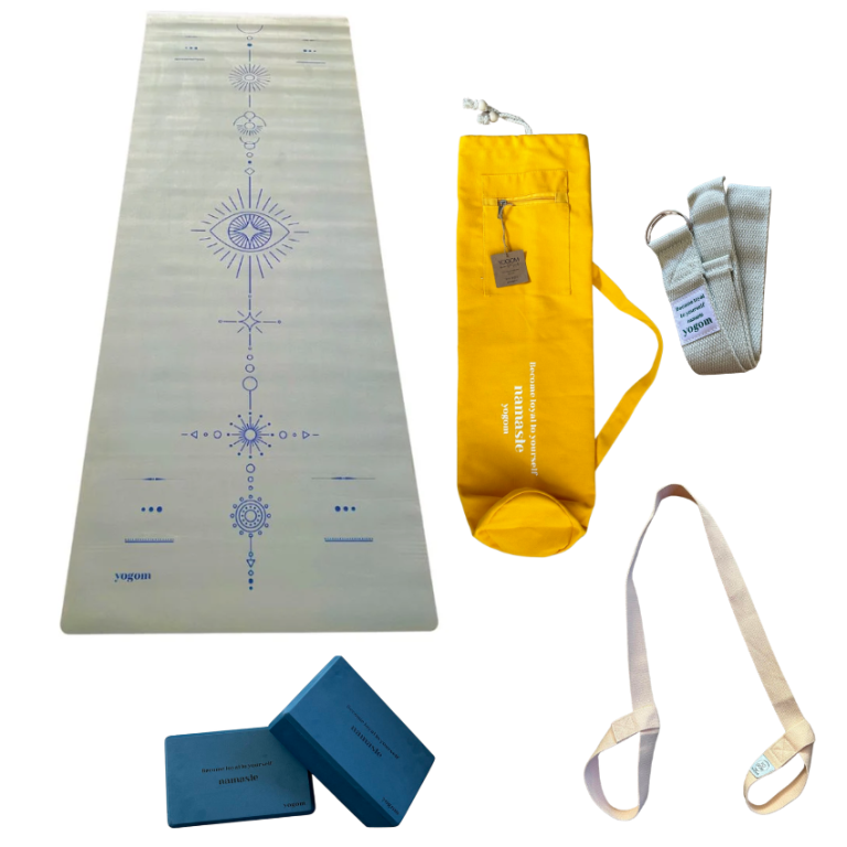 Tapis De Yoga Personnalisable - Antidérapant, écologique (TPE) - 173x61 Cm, 5/6 Mm - Ajoute Ton Nom, Photo Ou Citation - 10