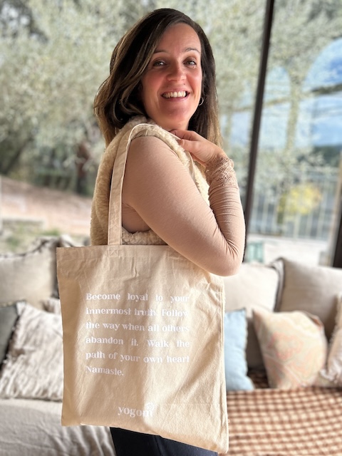 Tote bag 10 ans de yoga Yogom
