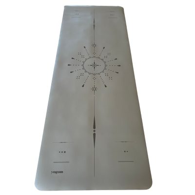 Tapis de yoga Star Surya taupe Yogom