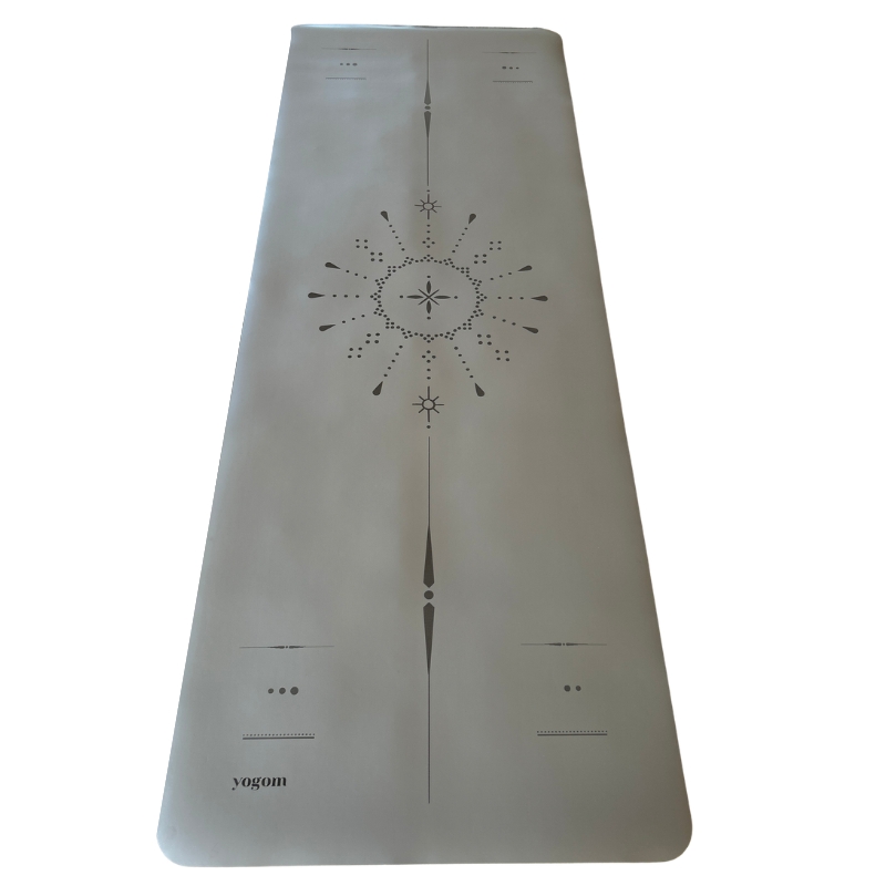 Tapis de yoga Star Surya taupe Yogom