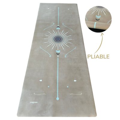 Tapis de yoga Voyage Astra Beige Yogom