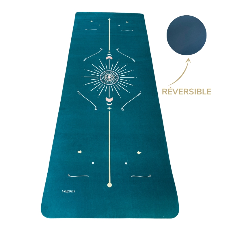 Tapis de yoga et pilates Performance Confort Astra canard Yogom