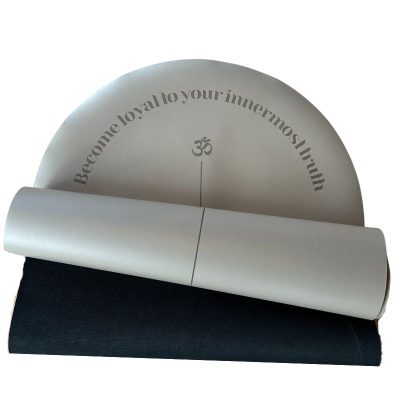 Tapis de yoga Star Mantra Taupe Yogom Tapis de yoga Star Mantra Taupe Yogom