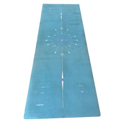 Tapis de yoga Performance fintess Surya bleu d'eau yogom