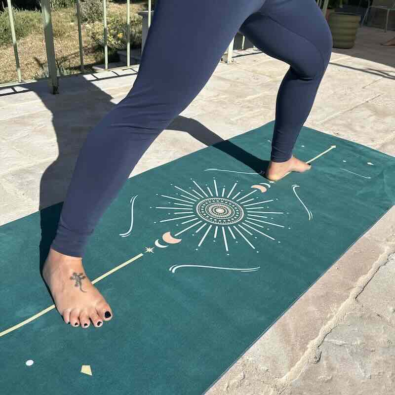 Tapis de yoga et pilates Performance Confort Astra canard Yogom