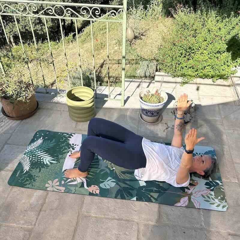 Tapis de yoga et pilates Performance Confort Tropical Yogom